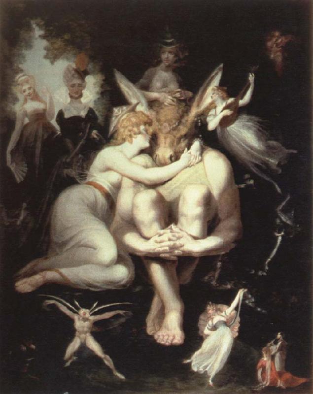 Henry Fuseli titania awakes,surrounded by attendant fairies